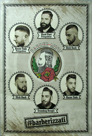 Cuadro decoraci�n de la peluquer�a