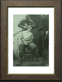 Cuadro decoraci�n de la peluquer�a